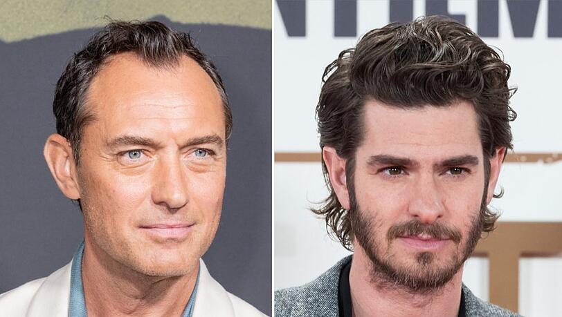 Jude Law (li.) und Andrew Garfield verk&ouml;rpern ein ber&uuml;hmtes Duo.