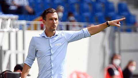 Der Karlsruher Trainer Christian Eichner.