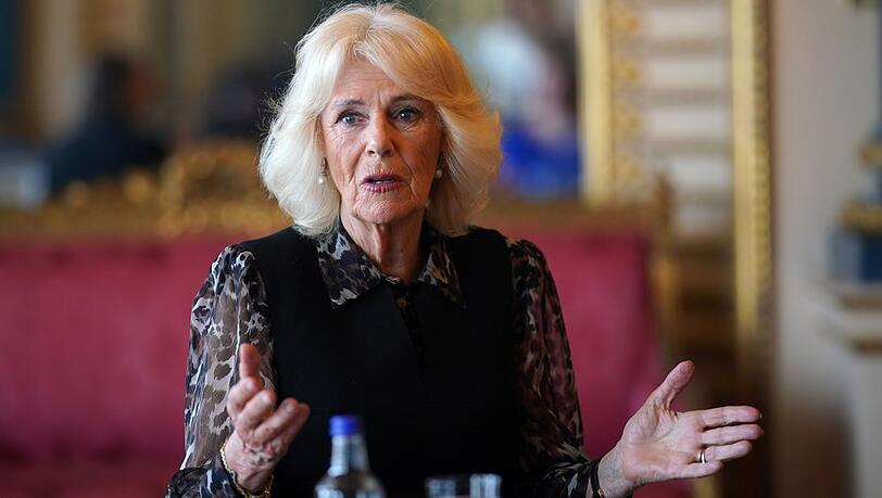 Königin Camilla bei ihrem jüngsten Auftritt im Buckingham Palast.