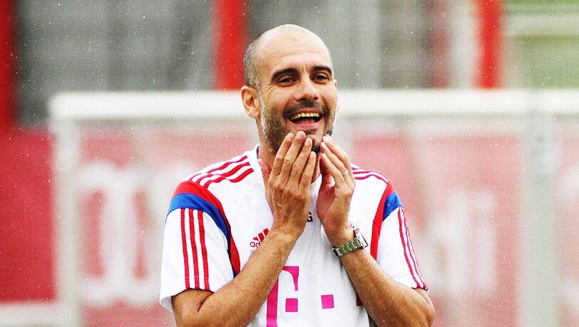 Pep Guardiola reist mit seinen Bayern nach Nordamerika. Pep Guardiola reist mit seinen Bayern nach Nordamerika.