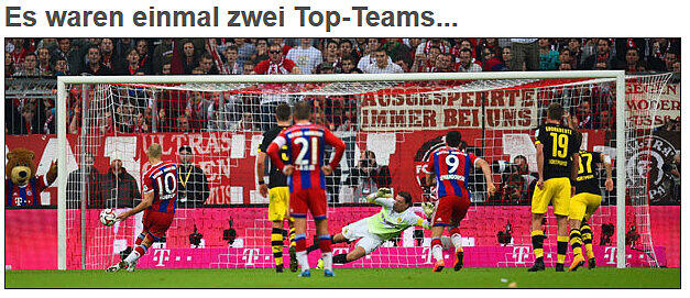Pressestimmen zum Sieg des FC Bayern gegen Dortmund
