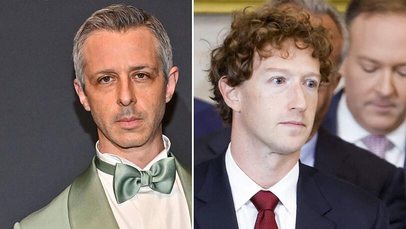 Jeremy Strong (li.) wird sich womöglich in Mark Zuckerberg verwandeln.