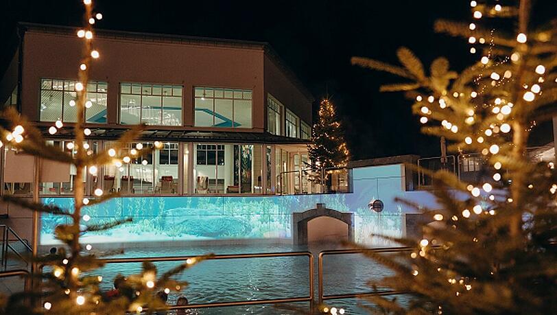 Die Therme Eins ist natürlich auch im Winter ein perfekter Anlaufpunkt für Entspannung und Erholung. Die Therme Eins ist natürlich auch im Winter ein perfekter Anlaufpunkt für Entspannung und Erholung.