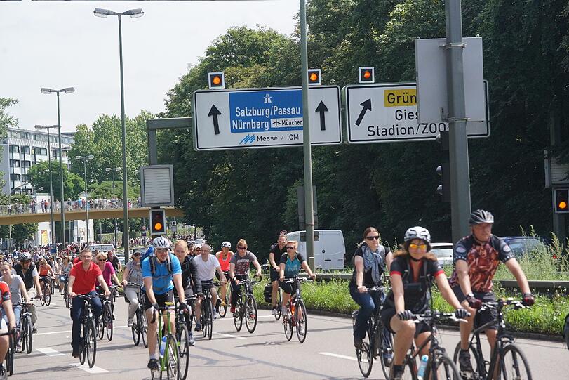 Weitere Bilder der BR-Radltour durch München.
