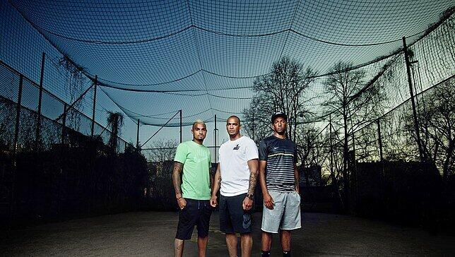 Jérôme, Kevin-Prince und George Boateng Jérôme, Kevin-Prince und George Boateng