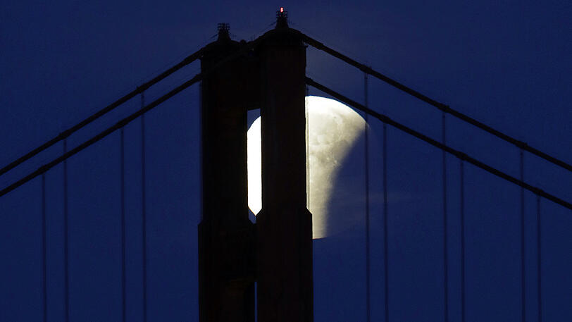 Mondfinsternis in San Francisco