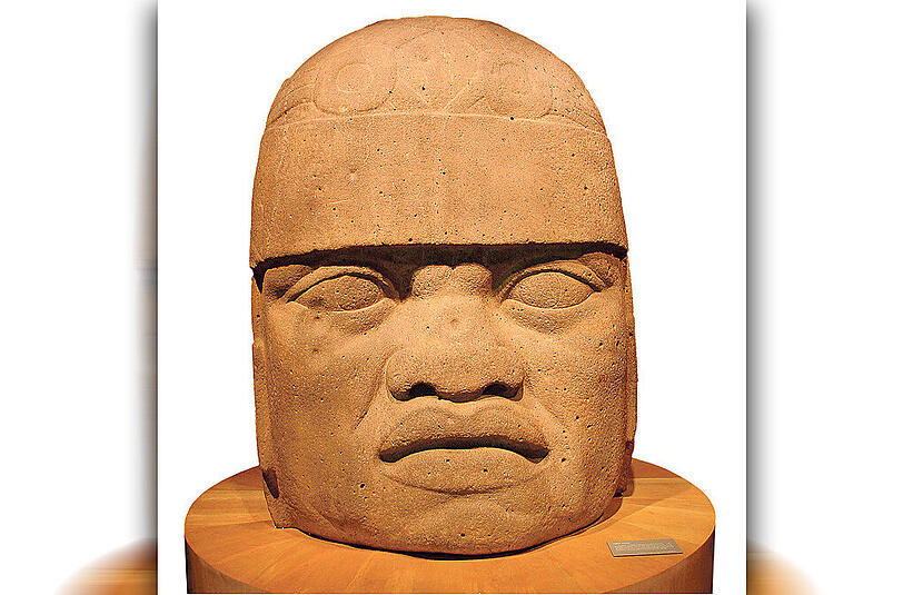 Ein Olmekenkopf. Aktuell geht es in einem Betrugsprozess um eine solche Skulptur. (Archivbild)