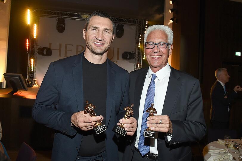 Bernd Boente (Manager des Jahres) mit Wladimir Klitschko