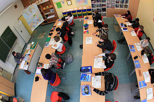 Das Klassenzimmer als Ideenschmiede.