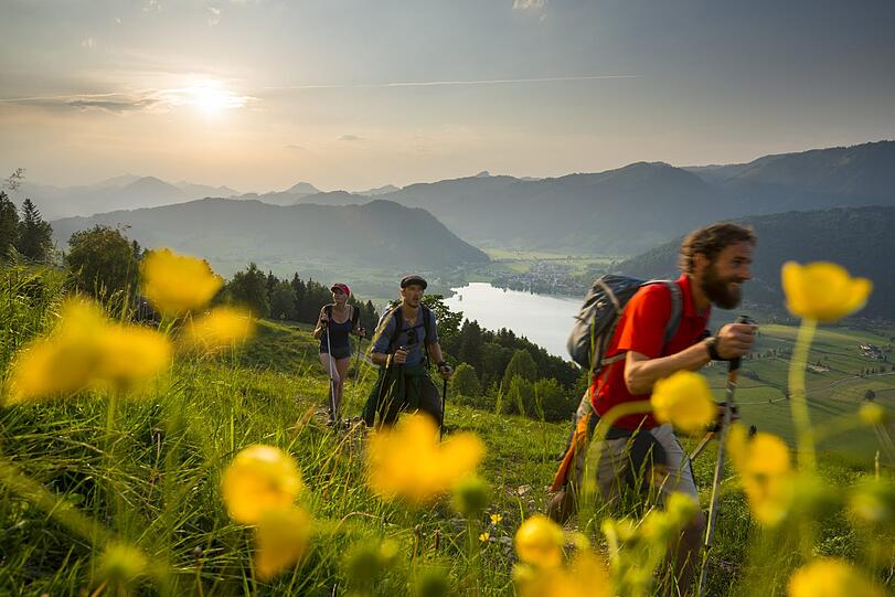 Halb- oder Tageswanderungen, mit der Familie oder dem Hund, zu über 30 Hütten oder auf zig Gipfel: Unerschöpflich sind die Möglichkeiten, die umliegende Bergwelt im Kaiserwinkl zu Fuß zu entdecken.