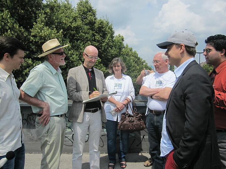 Eintrag in die Unterstützerliste der BI &bdquo;Pro Landshuter Allee Tunnel&ldquo;.