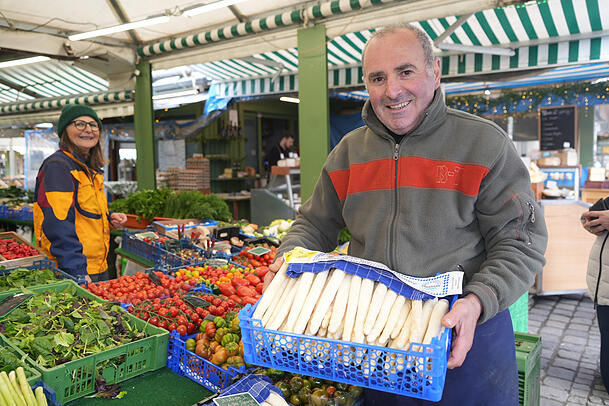 Bajram Avdijaj von &bdquo;Obst & Gem&uuml;se Tretter&ldquo;.
