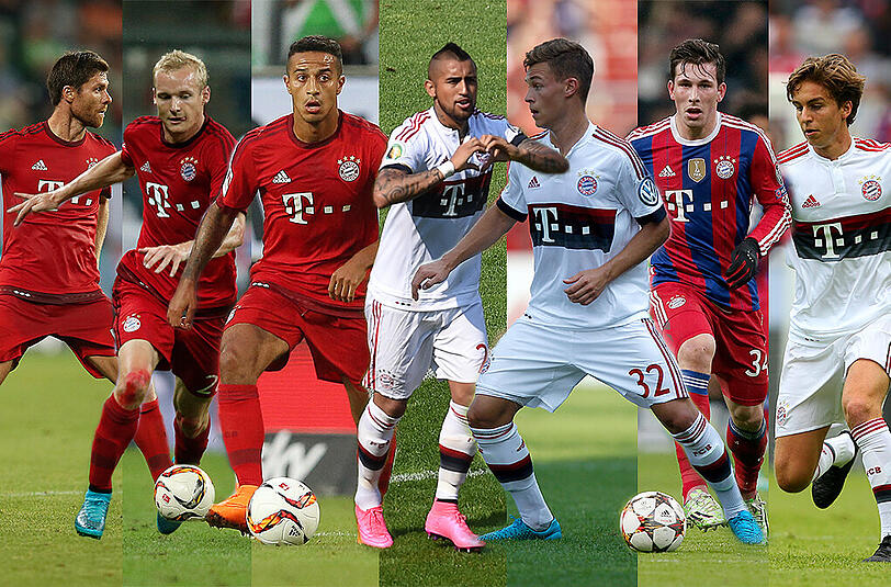 Sieben Spieler drängen in das defensive Mittelfeld des FC Bayern - die Spieler im AZ-Check.