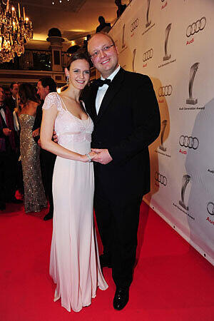 Dominic Stoiber mit Ehefrau Melanie.