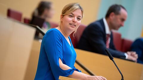 Die Fraktionsvorsitzende der Grünen im Bayerischen Landtag Katharina Schulze. (Archivbild)