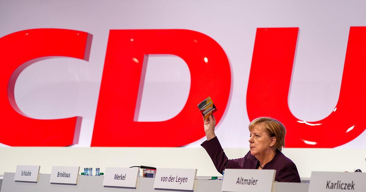 Merkel-erstmals-seit-Kanzlerschaft-bei-einem-CDU-Parteitag