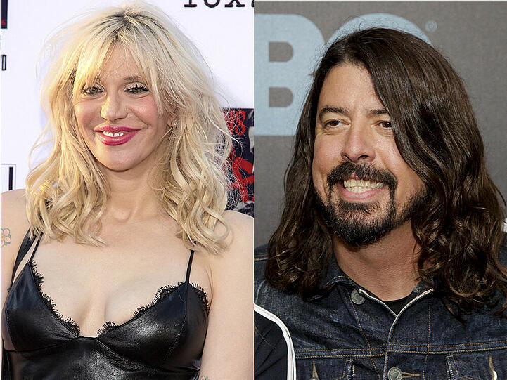 Endlich wieder versöhnt: Courntey Love und Dave Grohl