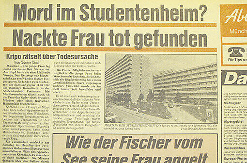 Mord im Studentenheim: So berichtete die AZ damals über den Fall