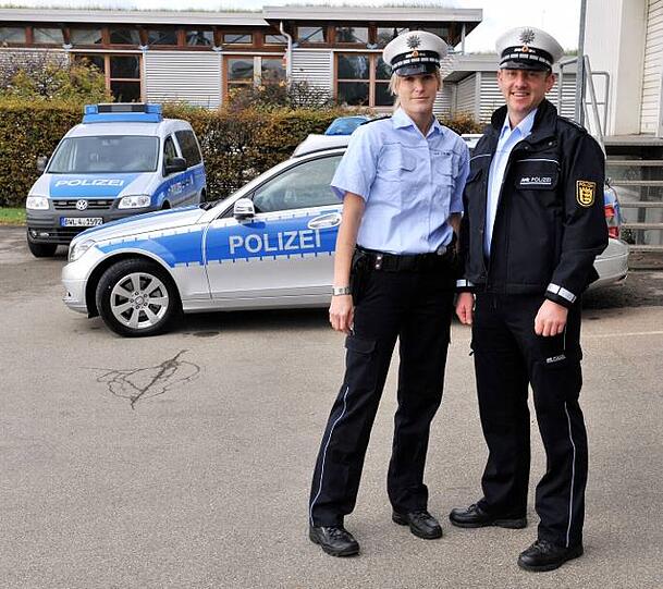 Schick in blau: Die Polizei von Baden-Württemberg.