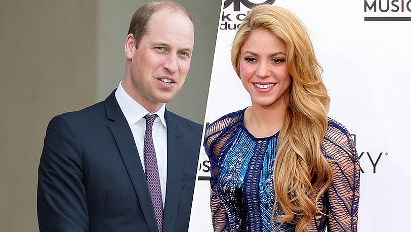 Prinz William und Shakira verstehen sich bestens. Prinz William und Shakira verstehen sich bestens.