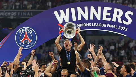 Trainer Luis Enrique war das Hirn hinter dem unerwarteten PSG-Triumph.