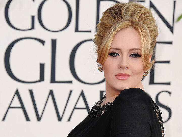 Kämpft für ihren Sohn: Sängerin Adele bei den Golden-Globe-Awards in Los Angeles