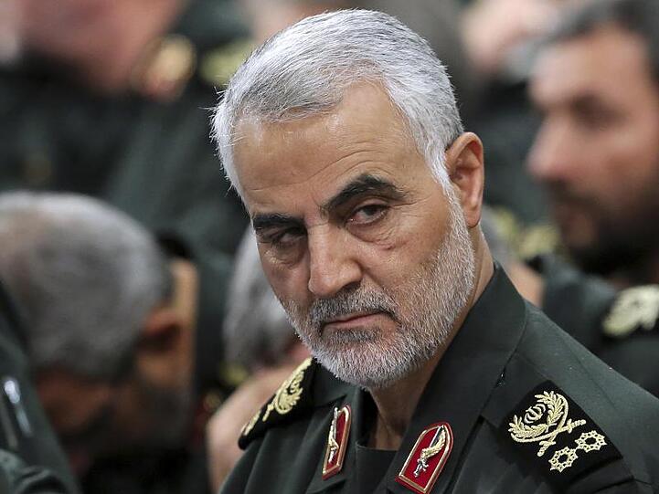 Das Archivfoto zeigt den getöteten General der iranischen Al-Kuds-Brigaden, Ghassem Soleimani.