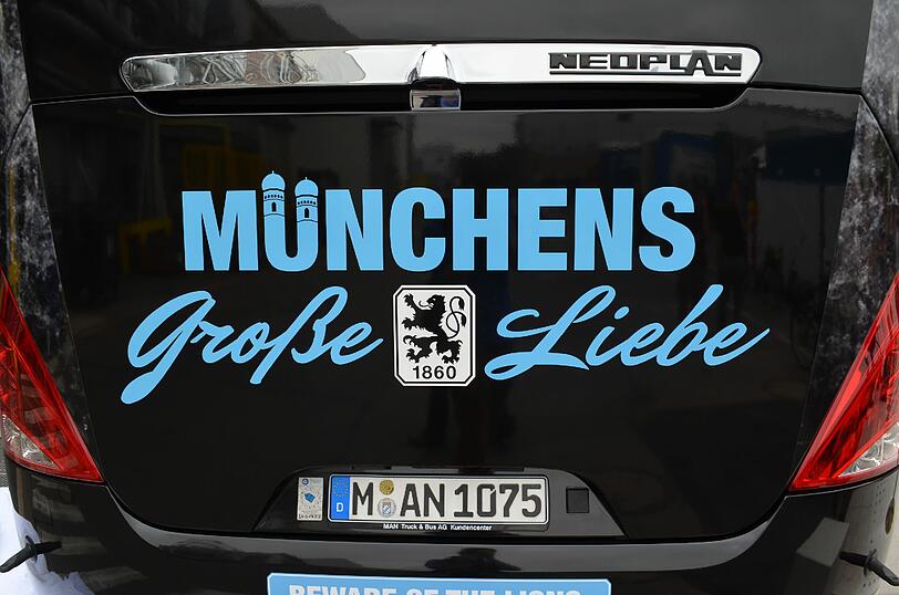 Nicht nur der König der Tiere, wird den Fans gefallen, auch die Aufschrift auf der Rückseite des Busses sollte passen.