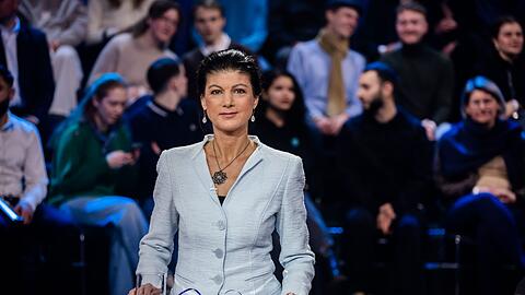 BSW-Chefin Sarah Wagenknecht wirft den Linken Realitätsverweigerung vor.