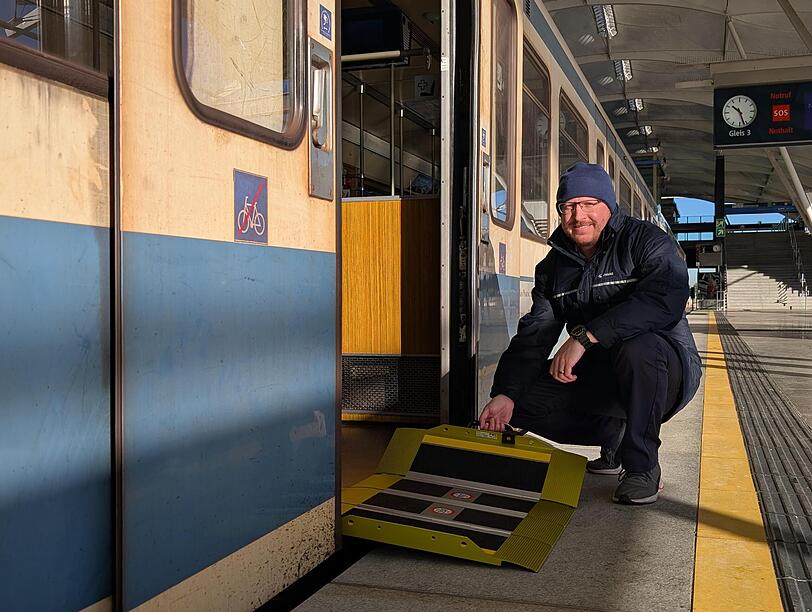 Die MVG stattet die B-Wagen der U-Bahn mit Faltrampen aus.