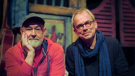 Seit Anfang der 80er-Jahre bildeten Henni Nachtsheim (rechts) und Gerd Knebel das Komiker-Duo Badesalz. (Archivbild)