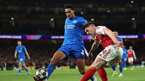 Zur&uuml;ck in Leverkusens Abwehr: Jarell Quansah. (Archivbild)