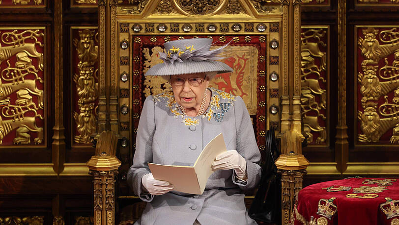Parlamentseröffnung 2021: Königin Elizabeth II. bei der Thronrede