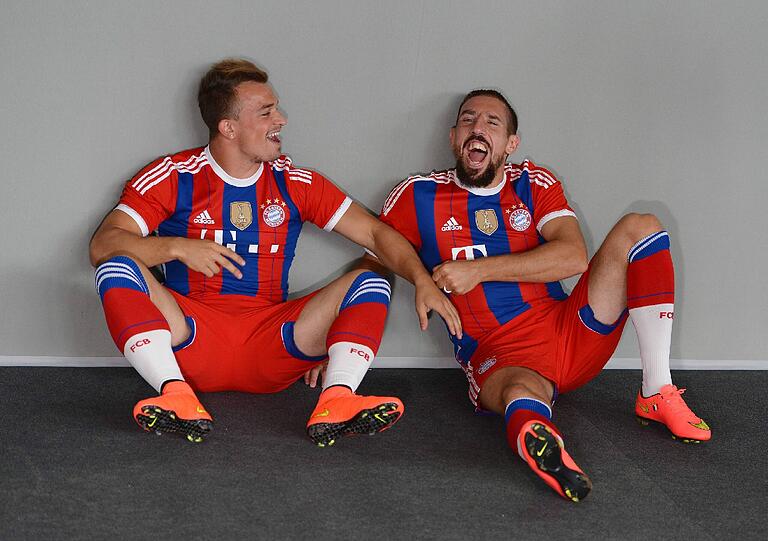 Bilder vom offiziellen Fototermin der Bayern.