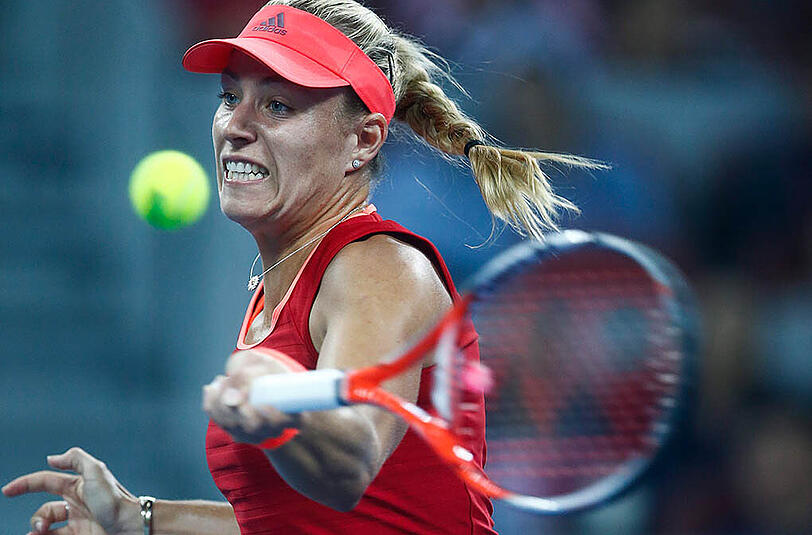Auf dem Weg nach Singapur: Angelique Kerber.