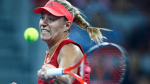 Auf dem Weg nach Singapur: Angelique Kerber.
