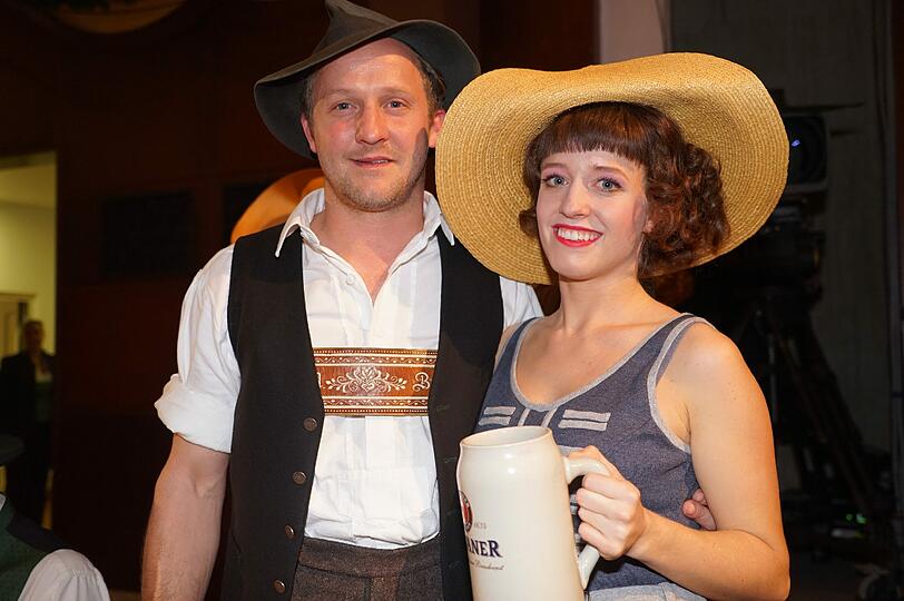 Maximilian Brückner mit seiner Schwester Susanne Brückner.