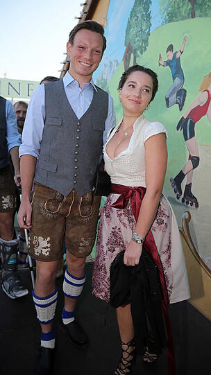 Christian Köppel mit Freundin Fiona Knigge