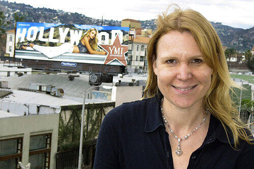 Die Nürnbergerin Iris Steinlein in Hollywood.Foto: dpa