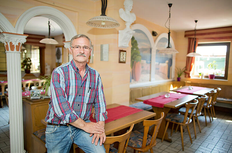 Christos Rantzoglou ist Restaurant-Chef und stellvertretender Vorsitzender der Griechischen Gemeinde Erlangen.