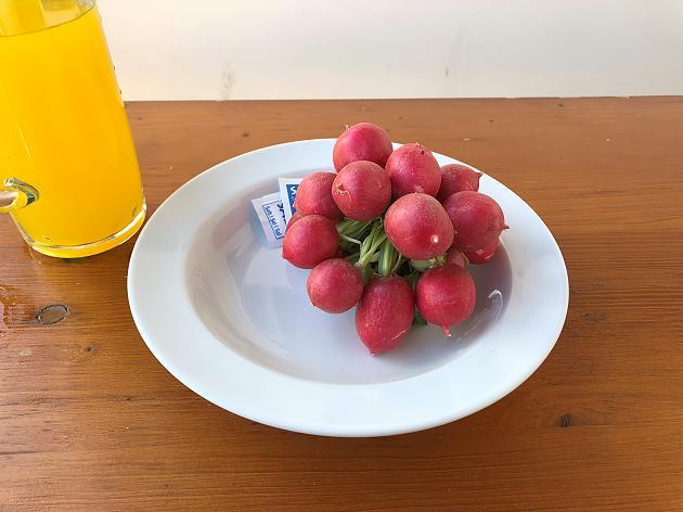 Die Portion "Radieserl" kostet 5,10 Euro.