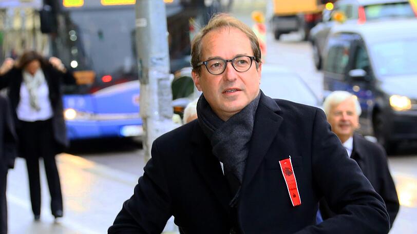 Alexander Dobrindt bei der Trauerfeier am Montag.