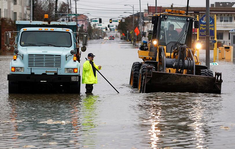 Aufräumen nach "Sandy": Die Bilder der Zerstörung aus den USA