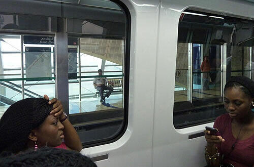 In der Metro gibt es ein Abteil nur für Frauen. Foto: S. Boolakee