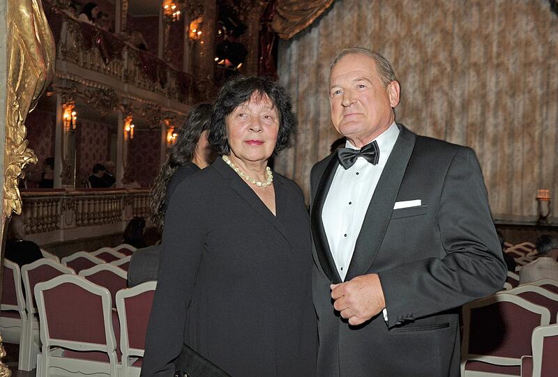 Der Schauspieler Burghart Klaußner und seine Frau Jenny.