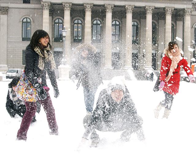 So viel Schnee? Noch nie gesehen!&ldquo;