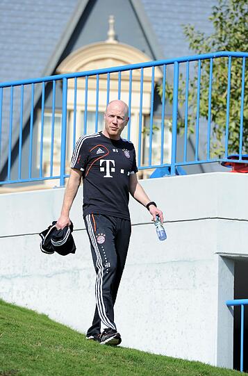 Die Bayern im Trainingslager in Doha, Tag 2.