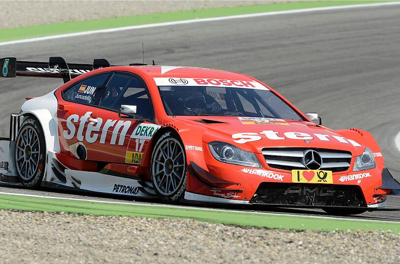 Sieben Fahrer treten bei der kommenden DTM-Saison im Mercedes-Boliden an. Auch Mercedes Daniel
Juncadella aus Spanien (Bild) ist wieder mit dabei.