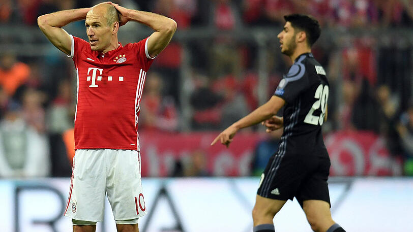 Frust pur bei Arjen Robben...