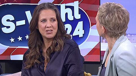 Dana Schweiger schätzt im "Sat.1 Frühstücksfernsehen" die Präsidentschaftswahl in den USA ein.